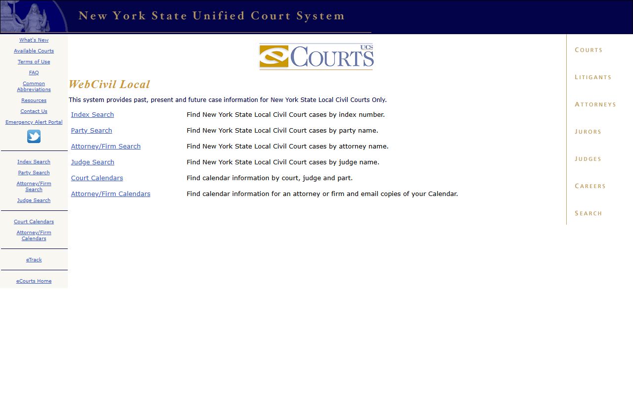 WebCivil Local landing page for New York County court docket search
